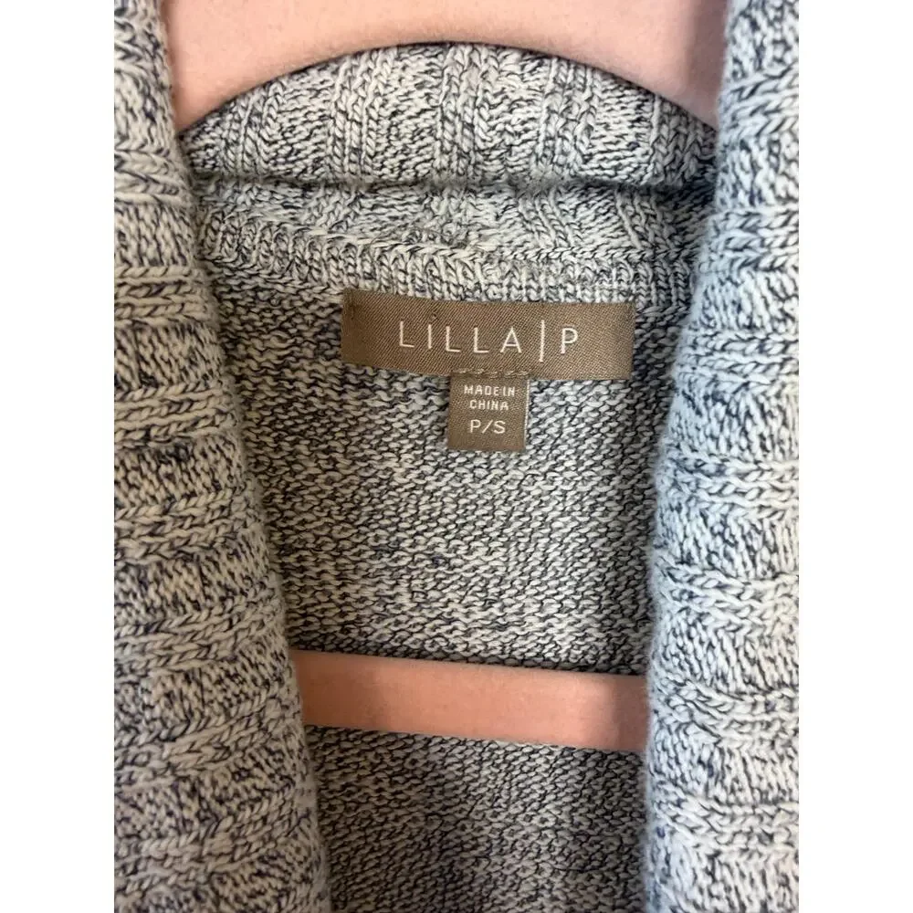 Lilla | P Grey Sleeveless Sweater Card P/S Chic Classy Knit Comfy Cozy Winter‎ - Picture 4 of 5